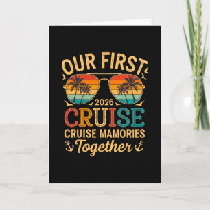 Our First Cruise Togrther 2026 Family Couple Cruis Card