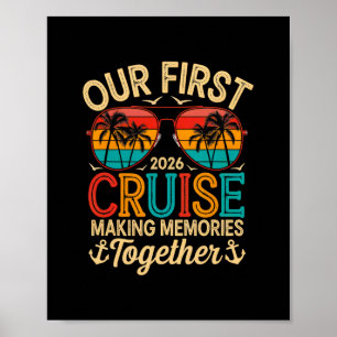 Our First Cruise Togrther 2026 Funny Couple Cruise Poster
