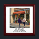 Our First Date Romantic Anniversary Gift Box<br><div class="desc">Golden hour,  warm smiles,  and the promise of forever.  This is where it all began.</div>