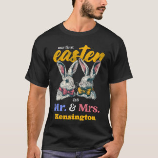 Our First Easter As Mr And Mrs Bunny Rabbit T-Shirt