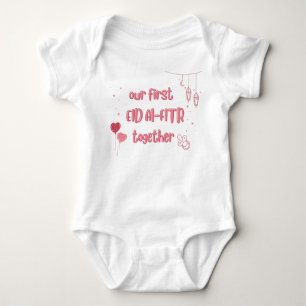 OUR FIRST EID ALFITR TOGETHER BABY BODYSUIT