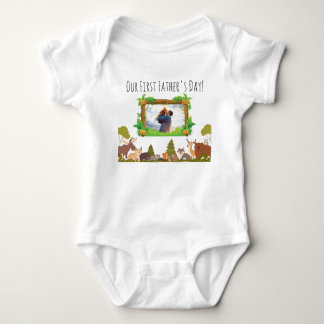 Our First Father's Day Baby T-Shirt Bodysuit