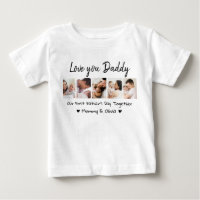 Our First Father's Day Together 5 Photo Collage