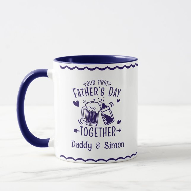 Our First Father's Day Together Mug (Left)