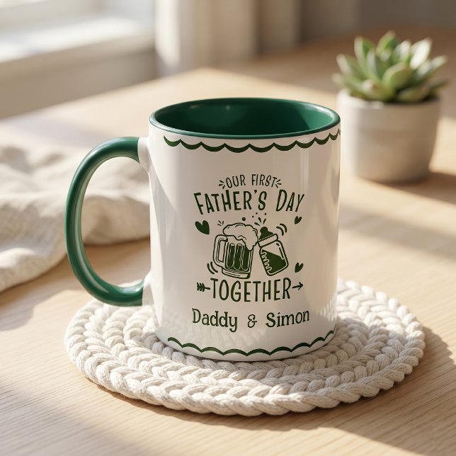 Our First Father's Day Together Mug (Creator Uploaded)