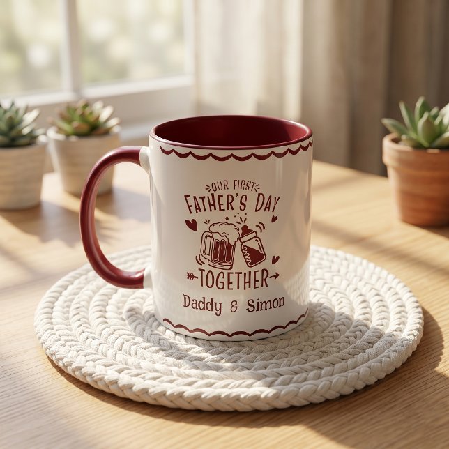 Our First Father's Day Together Mug (Creator Uploaded)