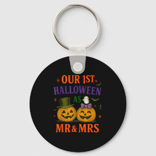 Our First Halloween As Mr And Mrs 2025 Matching Co Key Ring