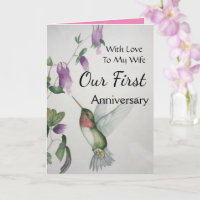 Our First Happy Anniversary To My Wife Beautiful