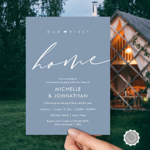 Our first home, Housewarming party celebration Invitation
