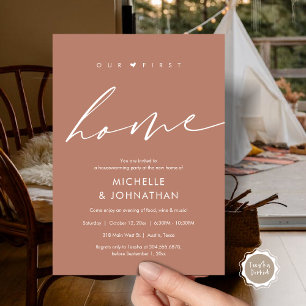 Our first home, Housewarming party celebration Invitation