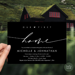Our first home, Housewarming party celebration Invitation