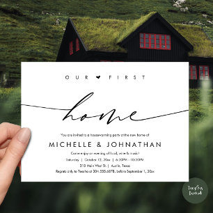 Our first home, Housewarming party celebration Invitation