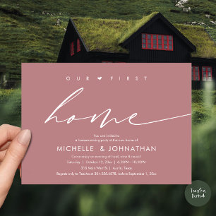 Our first home, Housewarming party celebration Invitation