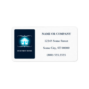 our first home (mod home) label