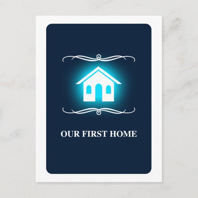 our first home (mod home) postcard (Front)