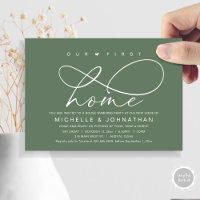 Our first home, Modern Housewarming party