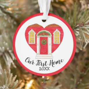 Our First Home Year Personalized Ornament