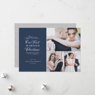 Our First Married Christmas Multi-Photo Holiday