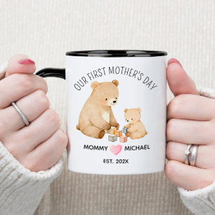 Our First Mother’s Day, Mum and Baby Bear Coffee Mug