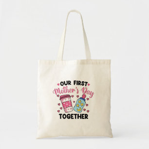 Our First Mother’s Day Together Couples Marriage Tote Bag
