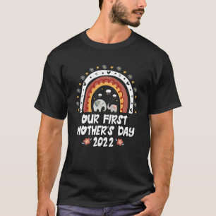 Our First Mother's Day 2022 Elephant Mom T-Shirt