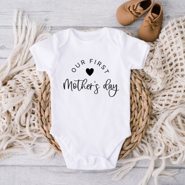Our First Mothers Day Baby Bodysuit (Creator Uploaded)