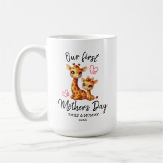 OUR FIRST MOTHER'S DAY BABY&MAMA GIRAFFE COFFEE MUG
