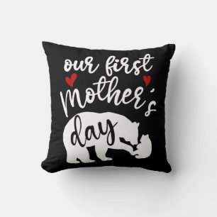 Our first Mothers Day Hearts Mama Bear Gift, 2/2 Cushion