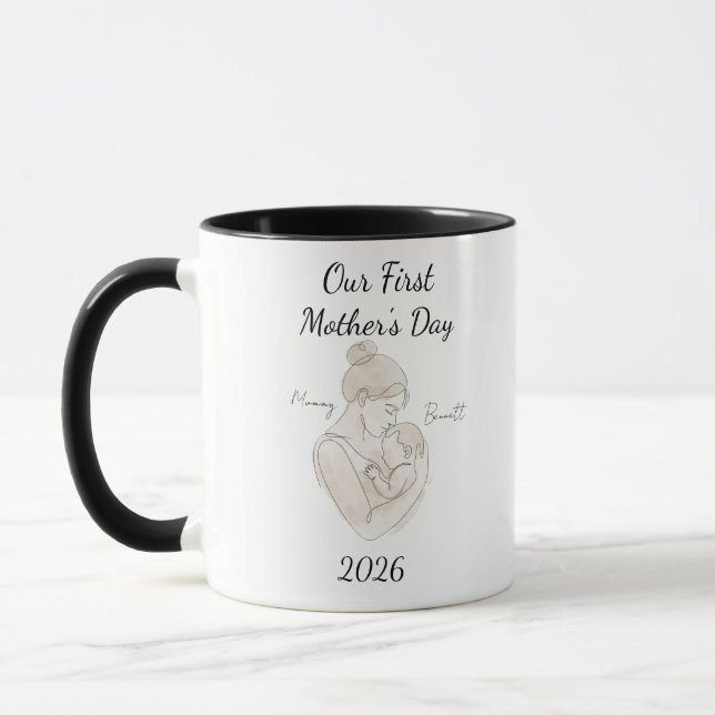 Our First Mother's Day Mug First Time Mum Gifts  (Left)