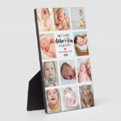 Our First Mother's Day Photo Collage Plaque (Side)
