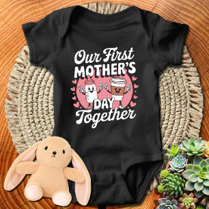 Our First Mother's Day Together  Baby Bodysuit