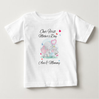 Our First Mother's Day Together Elephant T-Shirt