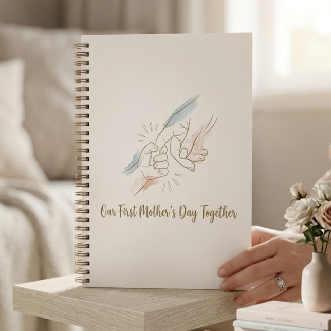 Our First Mother's Day Together Notebook - Minimal (Creator Uploaded)