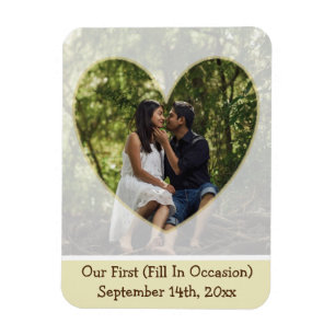 Our First (Occasion) Reminder Photo Magnet
