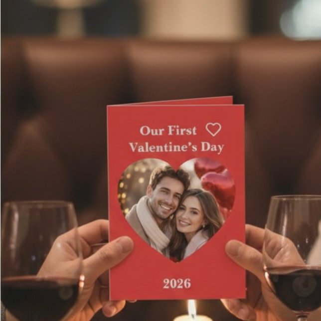 Our First Valentine’s Day Folded Greeting Card (Creator Uploaded)