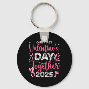 Our First Valentines Day Together 2025 Husbynd Wif Key Ring