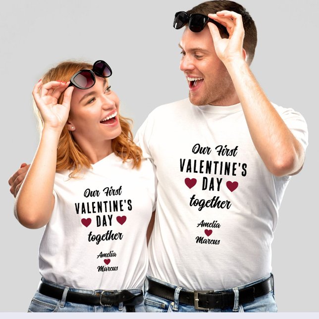 Our First Valentine's Day Together   T-Shirt (Creator Uploaded)