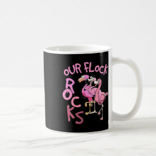 Our Flock Rocks Flamingo Matching Family Vacation Coffee Mug