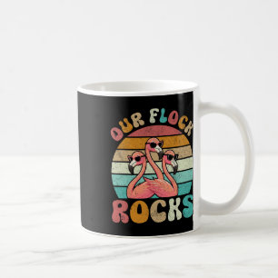 Our Flock Rocks Flamingo Matching Family Vacation Coffee Mug