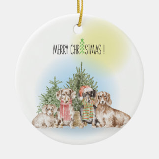 Our friends  ceramic ornament