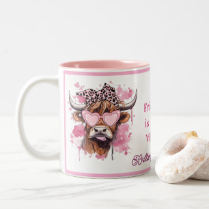Our Friendship Is MOOH-VELOUS Hereford Cow Mug