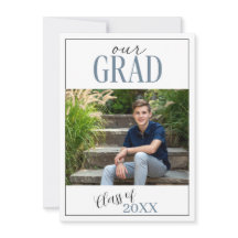 Our Grad Graduation Party Invitation