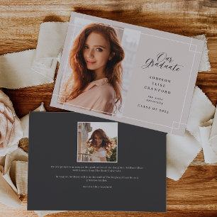 Our Graduate   Photo Graduation Announcement