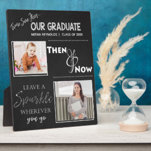 Our Graduate Then & Now 2024 Graduation Photo  Plaque