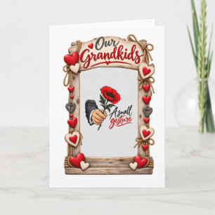 Our Grandkids Personalized Photo Mug Card