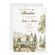 Our Greatest Adventure Baby Shower Invitation