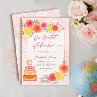 Our Greatest Adventure Zinnia Bright Floral Bridal