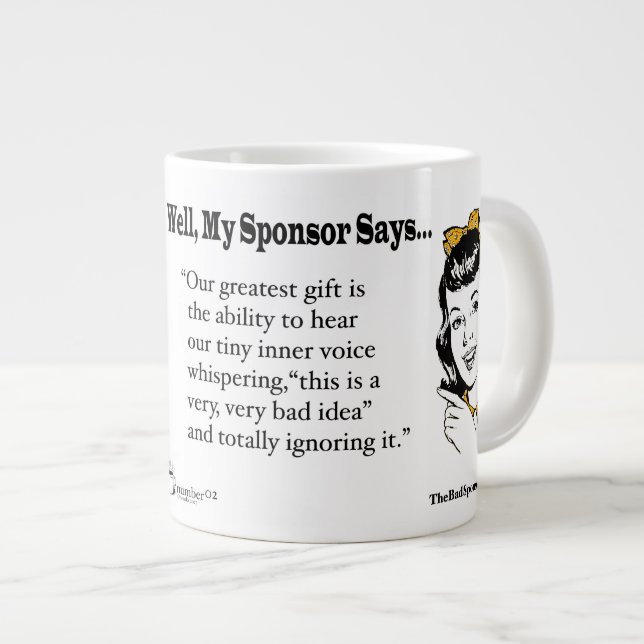 Our Greatest Gift... Large Coffee Mug (Front Right)