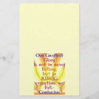 "Our Greatest Glory"- Confucius Quote