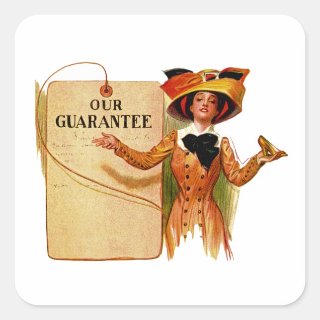 Our Guarantee Square Sticker (Front)